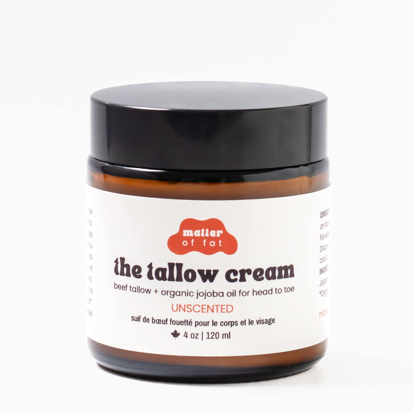 the tallow cream - 4 oz jar